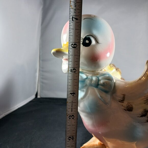 Vintage Relpo Samson 1957  Large Duckling Chicken Planter Vase - Picture 8 of 12